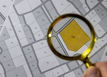 Planning documents on table